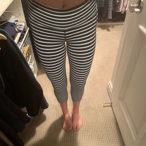 stripped athleta leggings